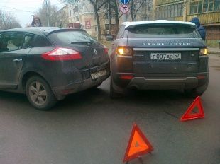 В Орле из-за аварии было парализовано движение на два часа