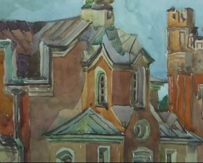 Выставка Виктора Лебедева "Акварель. Этюд" посвящена предстоящему 65-летнему юбилею художника