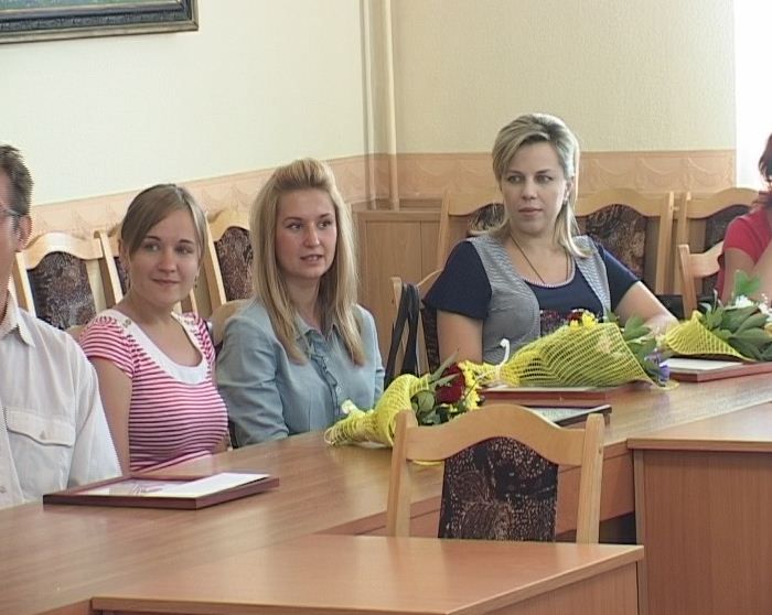 Устно. Нас наградили в мэрии