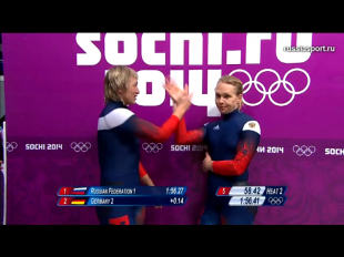 Бобслеистка Людмила Удобкина вступила в борьбу за медали на Играх в Сочи 