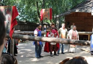В Знаменской богатырской заставе прошел праздник «Богатырская силушка»
