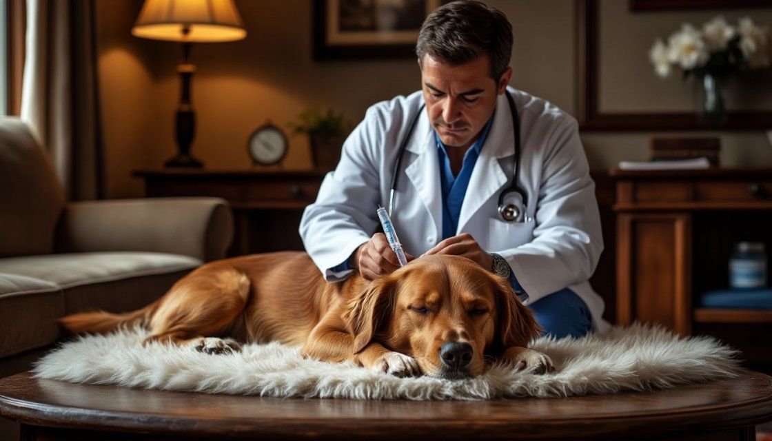 Усыпление собак на дому: гуманное решение в трудный момент