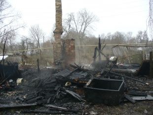 В Орловской области пожар унес жизни двух мужчин 