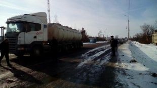 В Урицком районе фура сбила пешехода