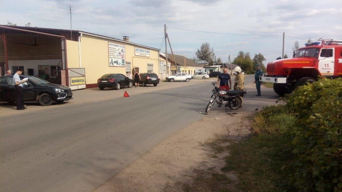В Верховье 14-летний мотоциклист попал в ДТП из-за неуступчивого водителя «Лады»