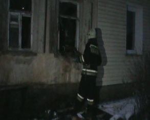 Пожар в жилом доме в Орле