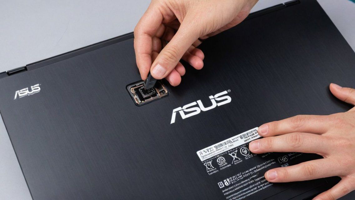 Замена петлей крышки на ноутбуке Asus: устранение люфта и трещин