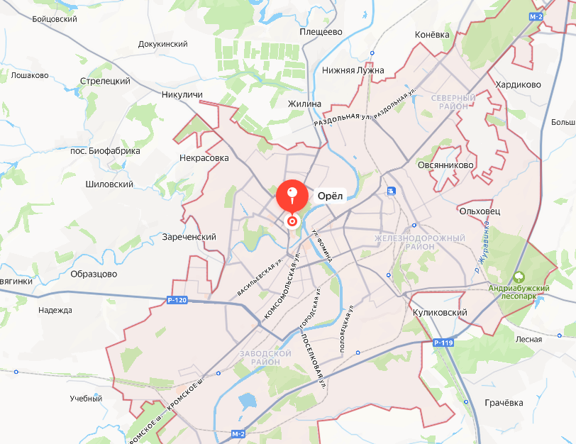 6 новых улиц и переулков в Орле закрепили в документах