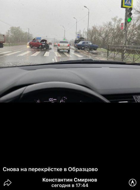 В д. Образцово вновь произошло ДТП