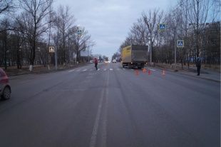 В Орле грузовик сбил пешехода
