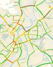 Снегопад в Орле стал причиной транспортного коллапса 