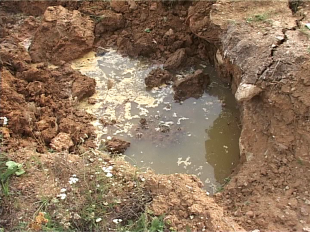 Деревню Конёвка затапливает сточными водами