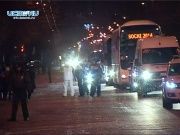 Сквер танкистов вечер, передача Олимпийского огня