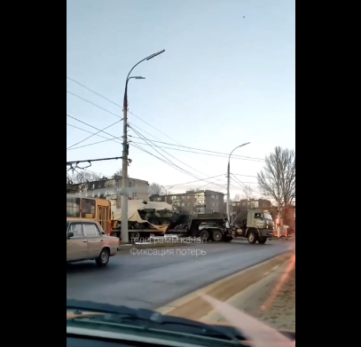 В Орле заметили трофейный украинский БТР