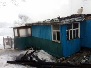 Во Мценском районе сгорел жилой дом