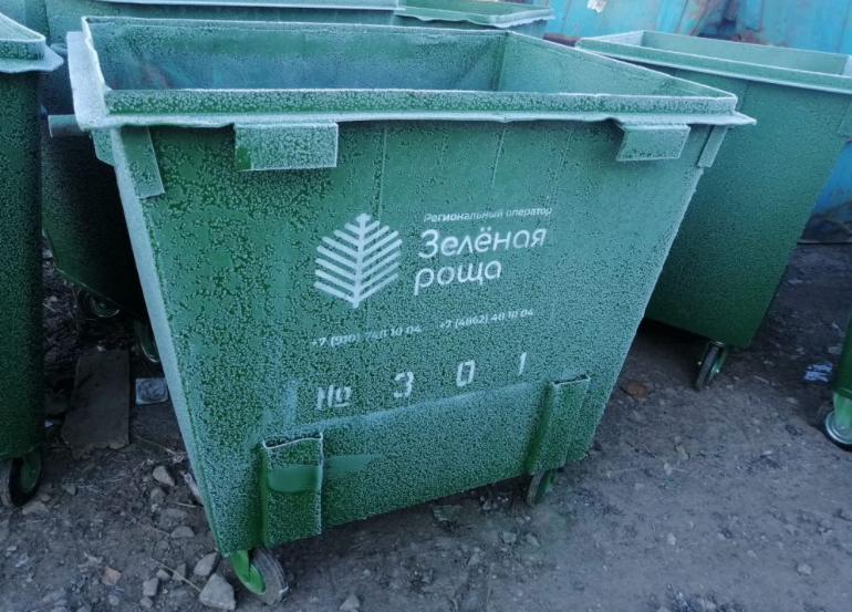В январе 2022 года "Зеленая роща" отремонтировала 16 контейнеров