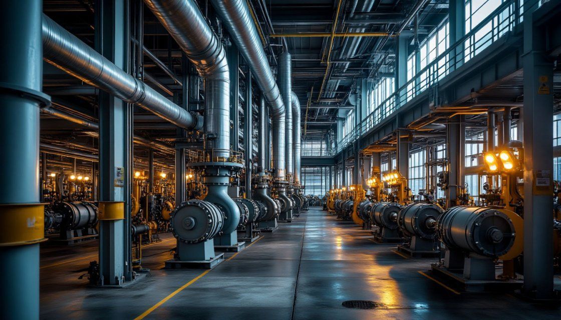 Насосные станции на нефтеперерабатывающих заводах