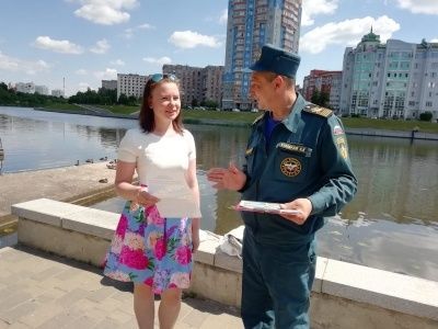 Сотрудники МЧС по Орловской области продолжают профилактические мероприятия на водных объектах