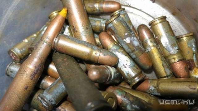 Житель Свердловского района хранил дома боеприпасы времен ВОВ