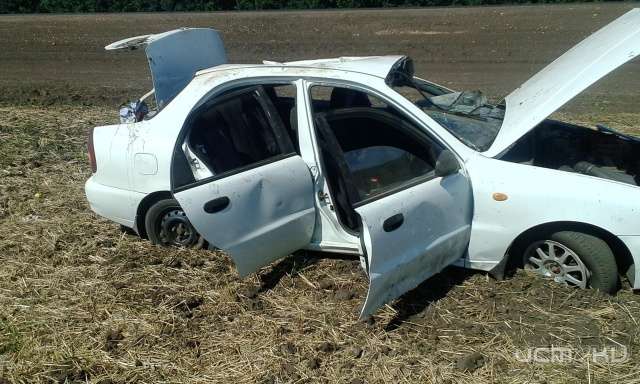 В Орловской области на «Шевроле» опрокинулась автоледи