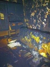 В Орле на ул. Комсомольской горела квартира