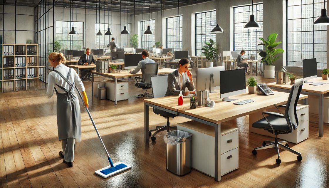 Преимущества ежедневной уборки офисов для бизнеса