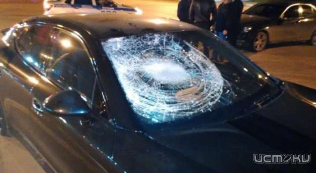 В Орле ГАЗель въехала в стоящие Ауди и Порш