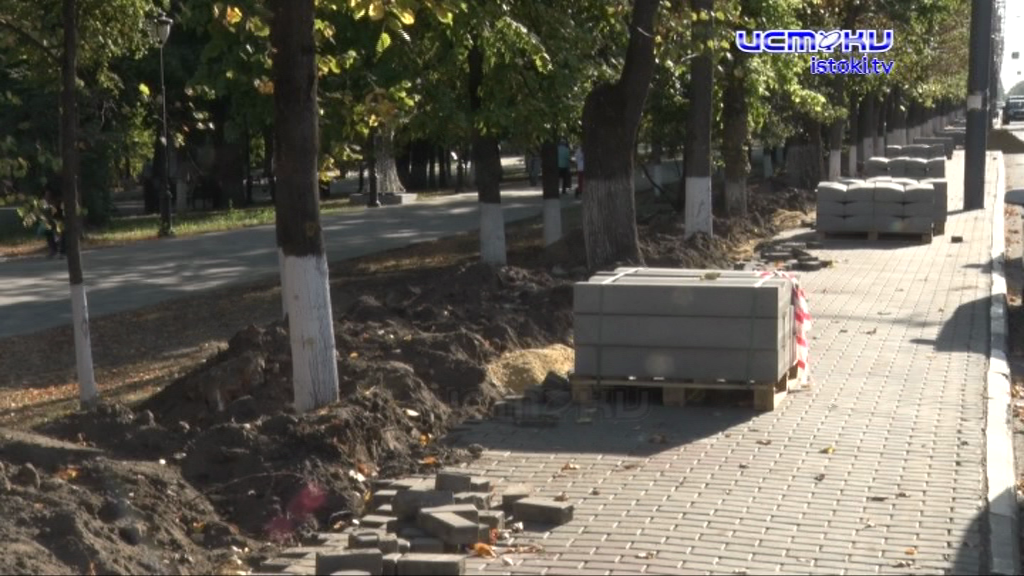 Бордюр вместо забора 