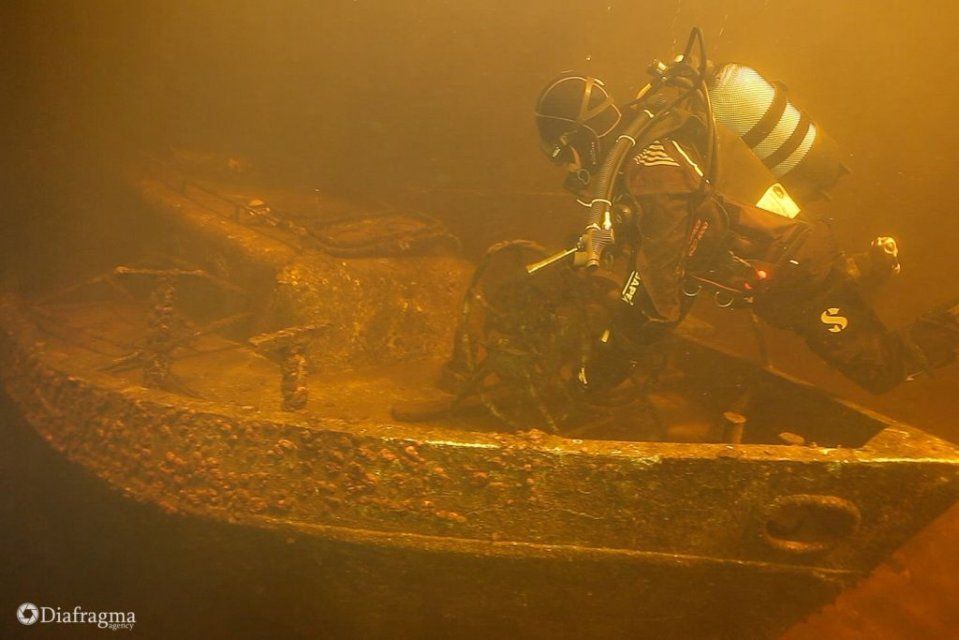 На Валааме орловские дайверы нашли затонувший корабль «Святая Елена»