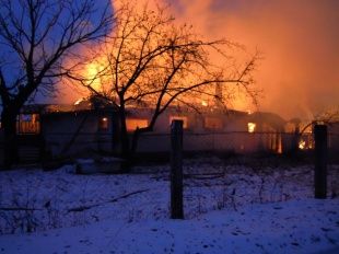 В Орловской области при пожаре погиб хозяин дома