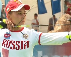 Мария Виноградова готовится к Чемпионату России по стрельбе из лука 