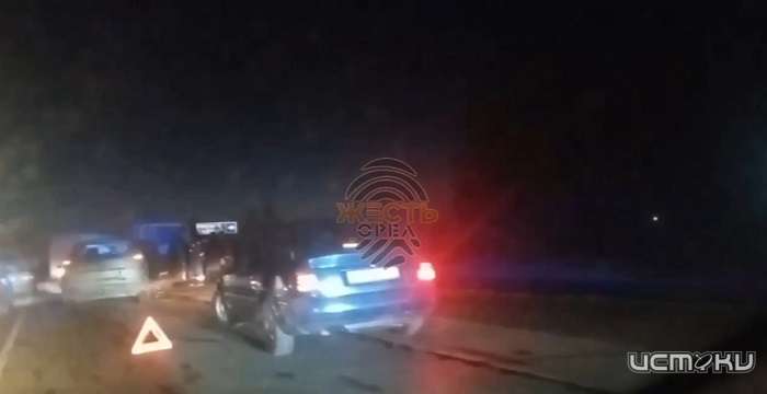 Под Орлом произошло тройное ДТП с автобусом