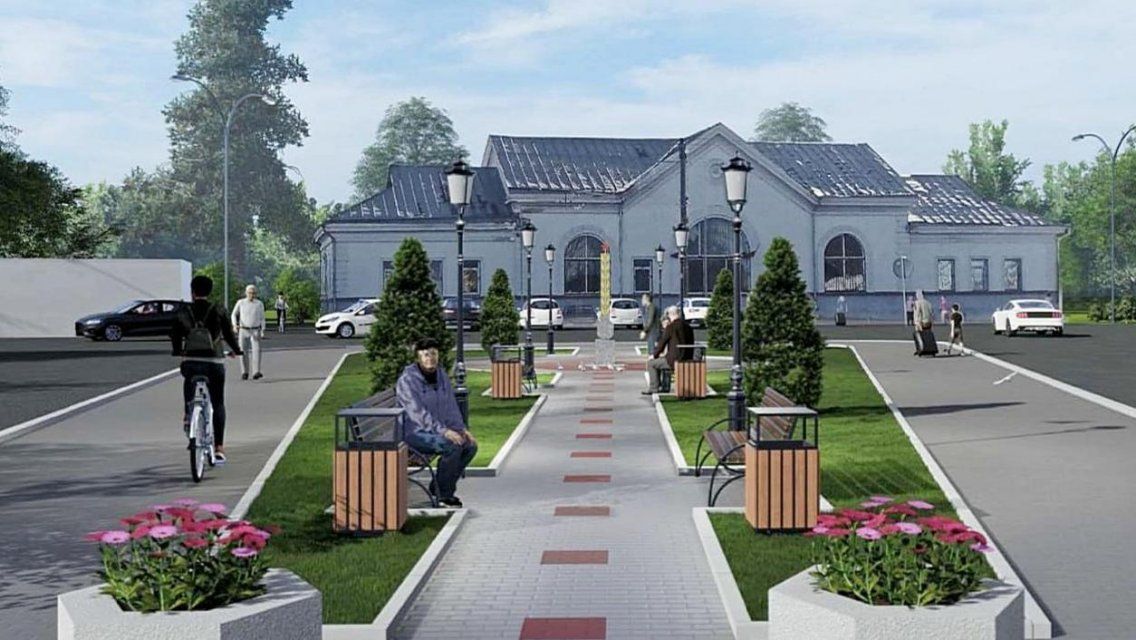 В этом году в Хотынце благоустроят Привокзальную площадь