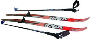 Сироты из детских домов получили лыжи