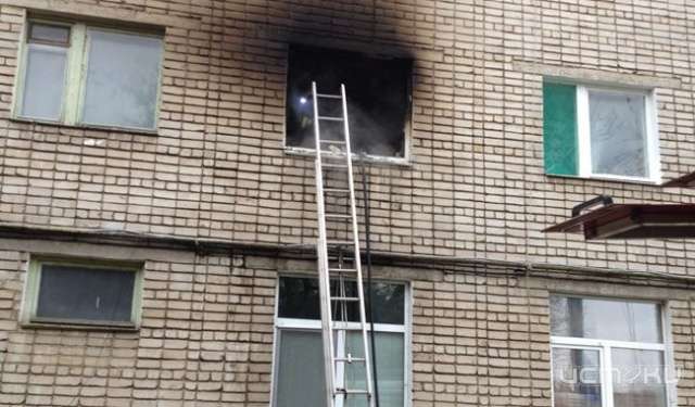 В Орле в общежитии на ул. Медведева произошел пожар