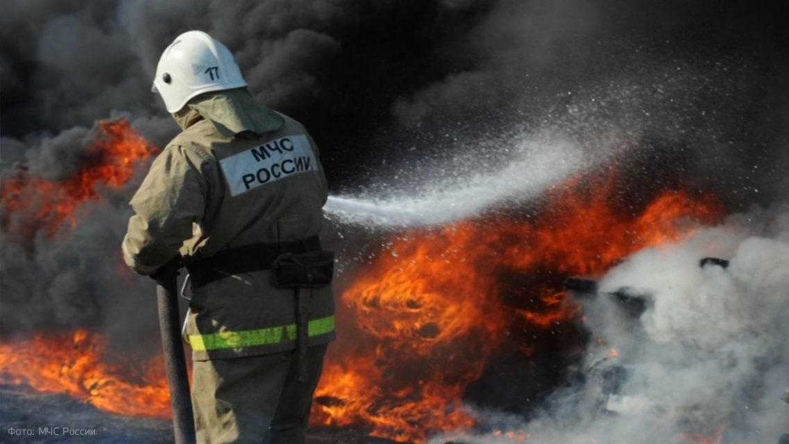 В Орле на улице Ляшко пожар