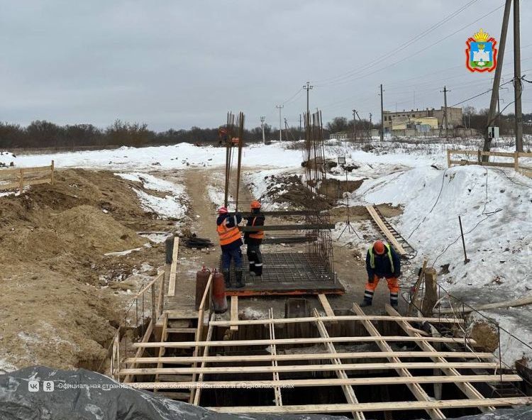 В Орле продолжается строительство второй нитки самотёчного канализационного коллектора