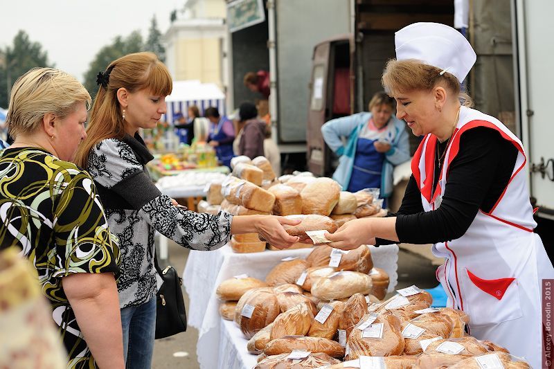 В Орле ярмарка на ул. Московской прекращает свою работу
