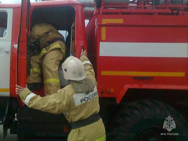 В орловском селе при пожаре пострадал человек