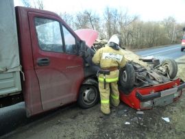 В Покровском районе столкнулись «Газель» и «семерка»