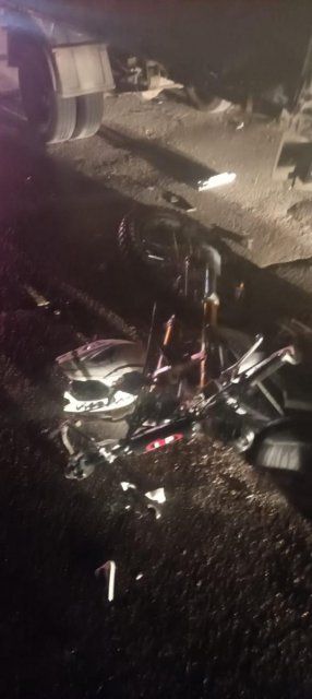 На Орловщине подросток на мотоцикле въехал в грузовик