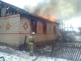 Житель Мценского района погиб при пожаре в собственном доме