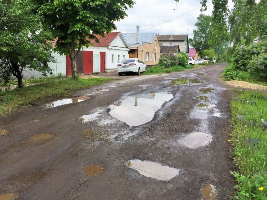 Частный сектор Орла приведут в порядок при помощи асфальтогранулята