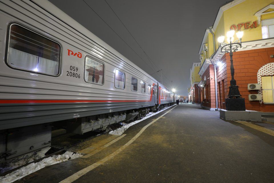 Дополнительные поезда свяжут Москву с Курском и Орёл в период новогодних и рождественских праздников