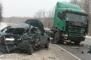 В Орловской области произошла авария, в которой насмерть разбился пассажир «Лады»