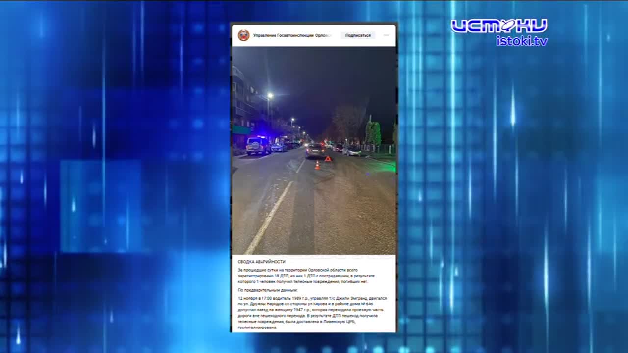 Ночная атака на Орловщину. Экспресс - новости.