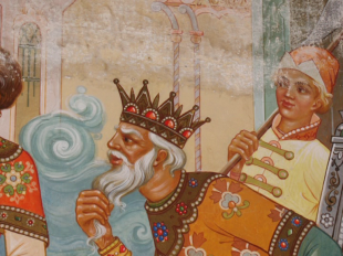 Суровые реалии сказочной комнаты:роспись во Дворце пионеров восстановят