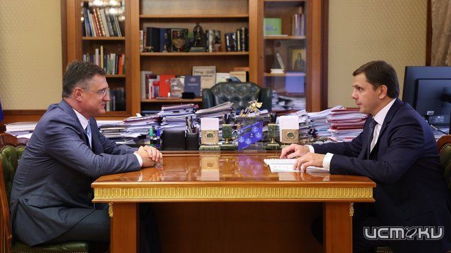 Александр Новак принял Андрея Клычкова 