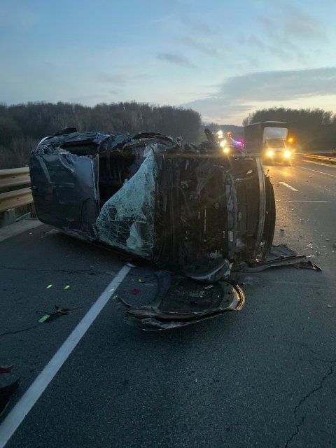 На орловской трассе из-за неудачного обгона произошло массовое ДТП