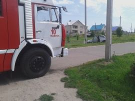Во Мценске «Ока» врезалась в столб ЛЭП